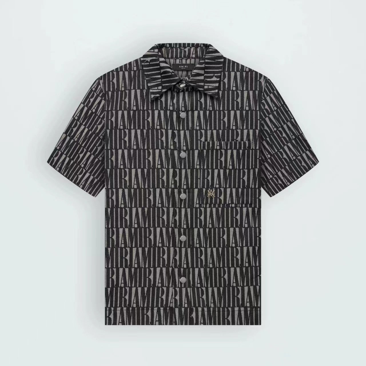 Amiri Short sleeved buttoned shirt T-shirt #94741