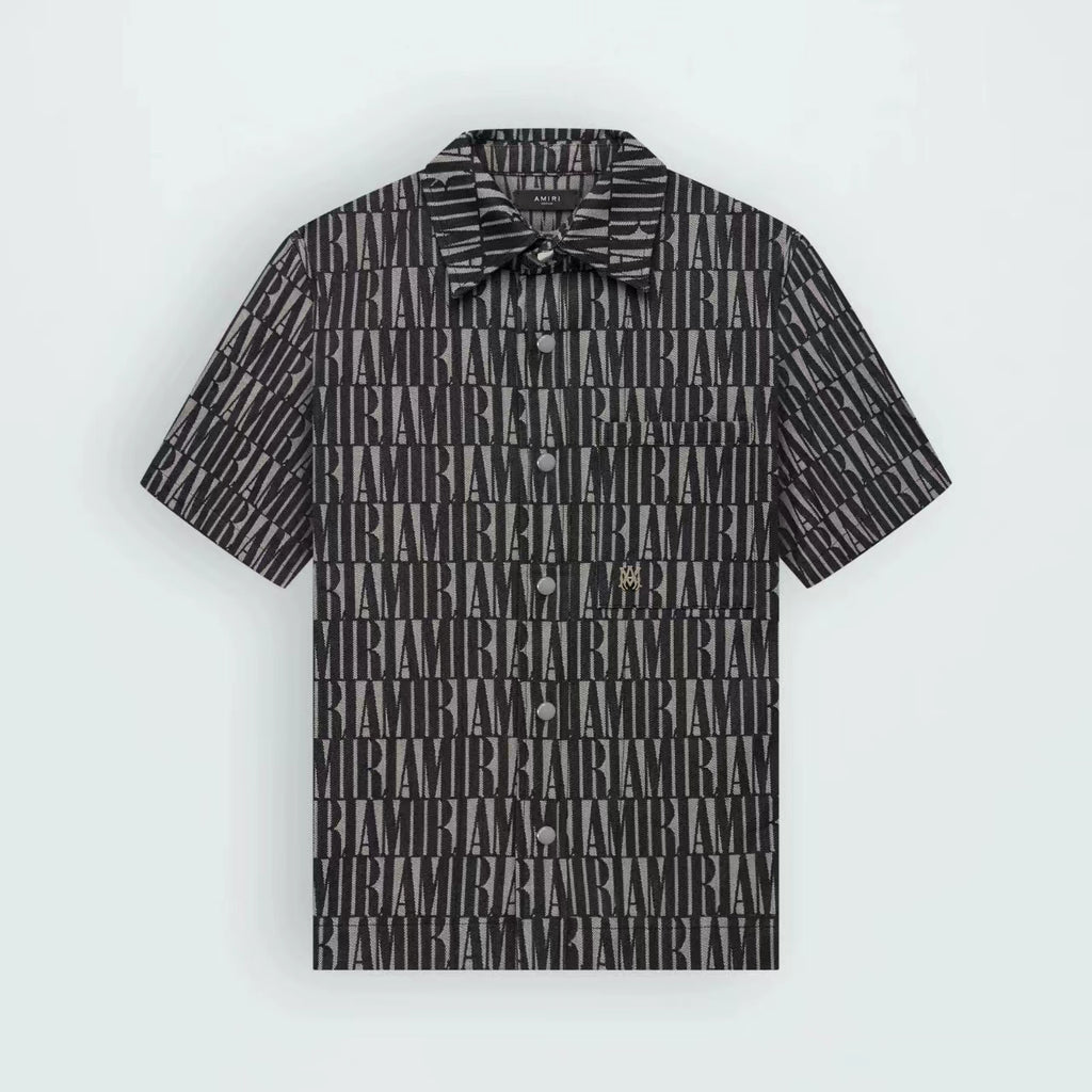Amiri Short sleeved buttoned shirt T-shirt #94741