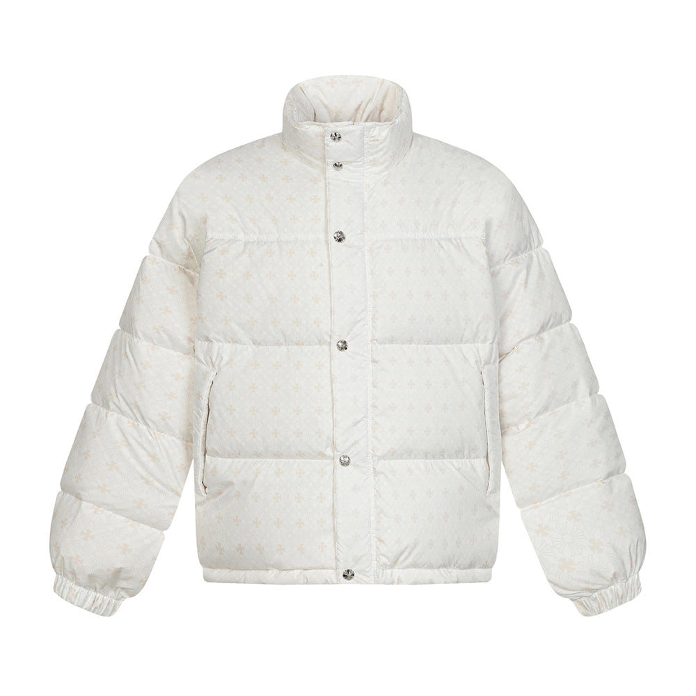 Chrome Hearts Dark Pattern Jacquard Down Jacket #333641