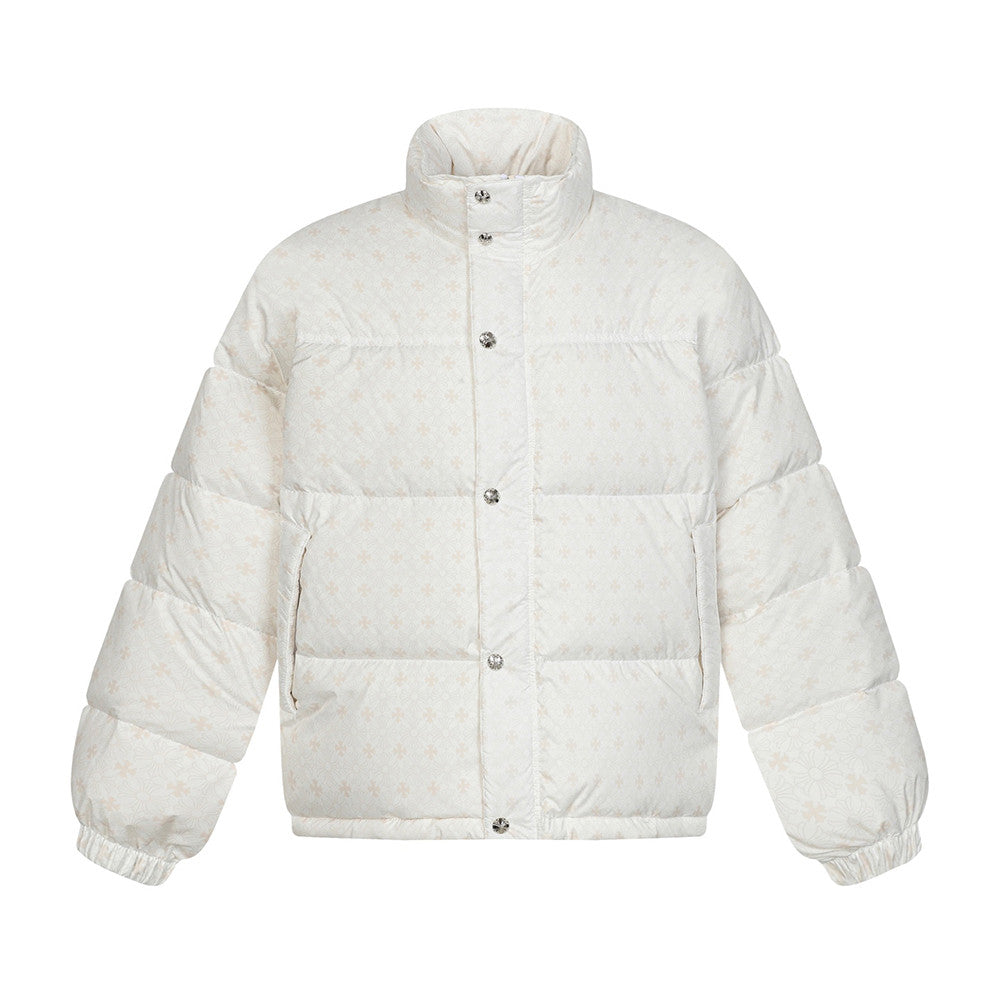 Chrome Hearts Dark Pattern Jacquard Down Jacket #333641