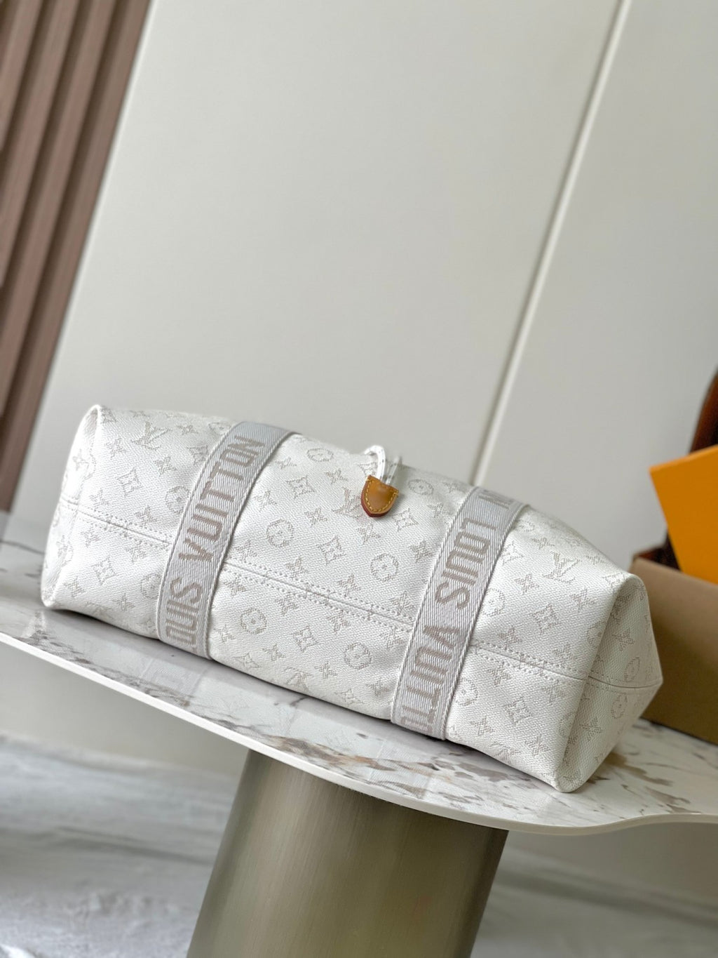 Louis Vuitton Marina Tote Women's Solid Color Letter Logo Coated Canvas Drawstring Shopping Bag Tote Bags #77455