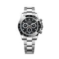 Rolex Mens Rolex Dinatone Case Strap 904L Steel Mechanical Watch Black Dial Wristwatch ?#71588