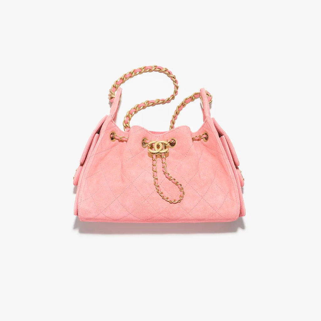 Chanel 25 Mini handbag Metallic Grained Calfskin #333968