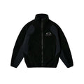 PALACE X Oakley Men's Fall/Winter Fashion Casual High Neck Zipper Logo Embroidered Stand Up Collar Fleece Jacket #79439
