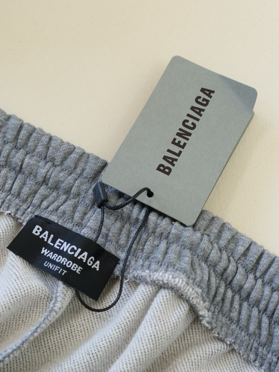 Balenciaga Men's Summer Solid Color Letter Print Elastic Waist Casual Shorts Pants #98974