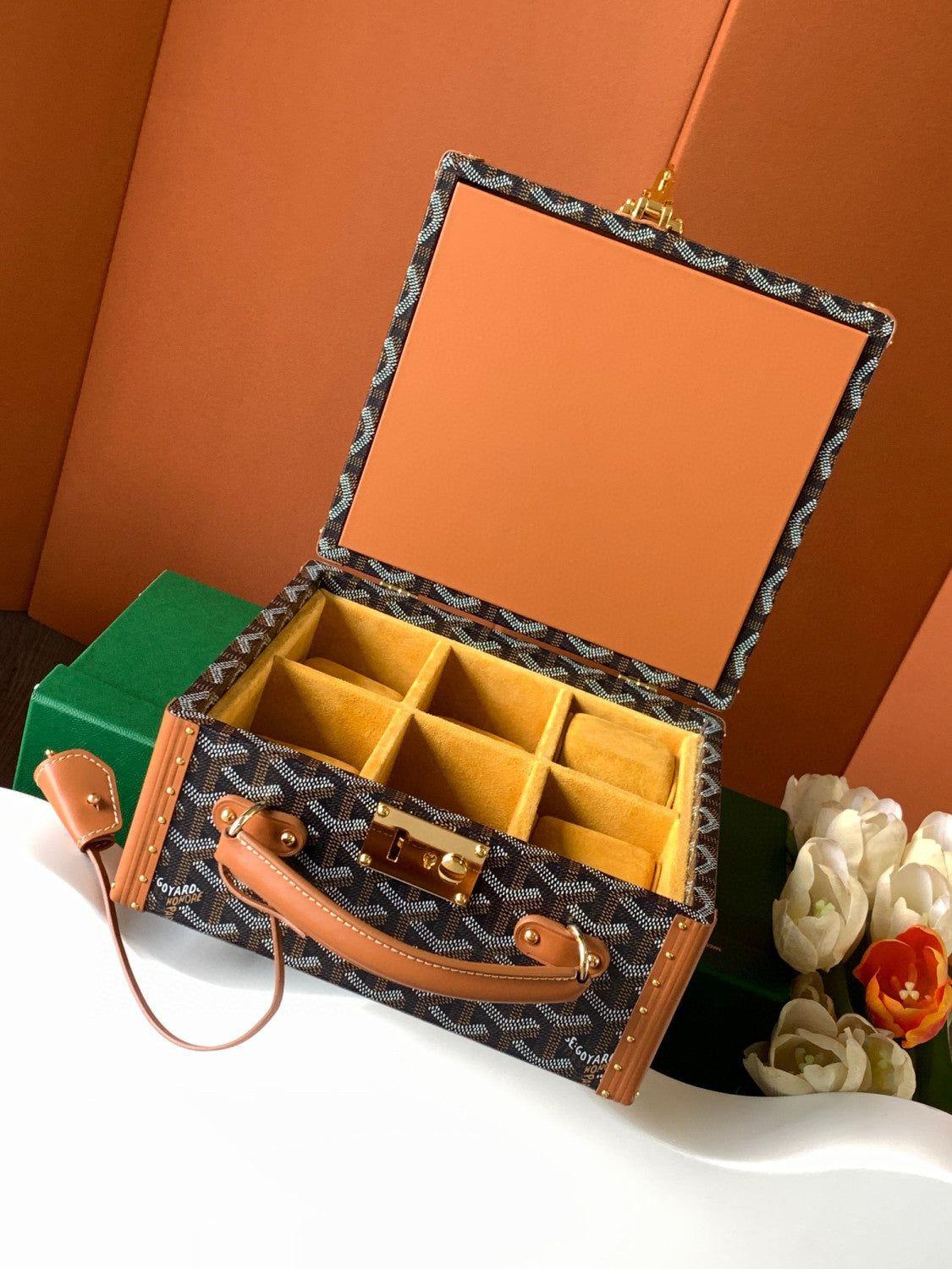 Goyard Joux 6 Watch Case Protective Case For 6 Watch Wristwatches #96539
