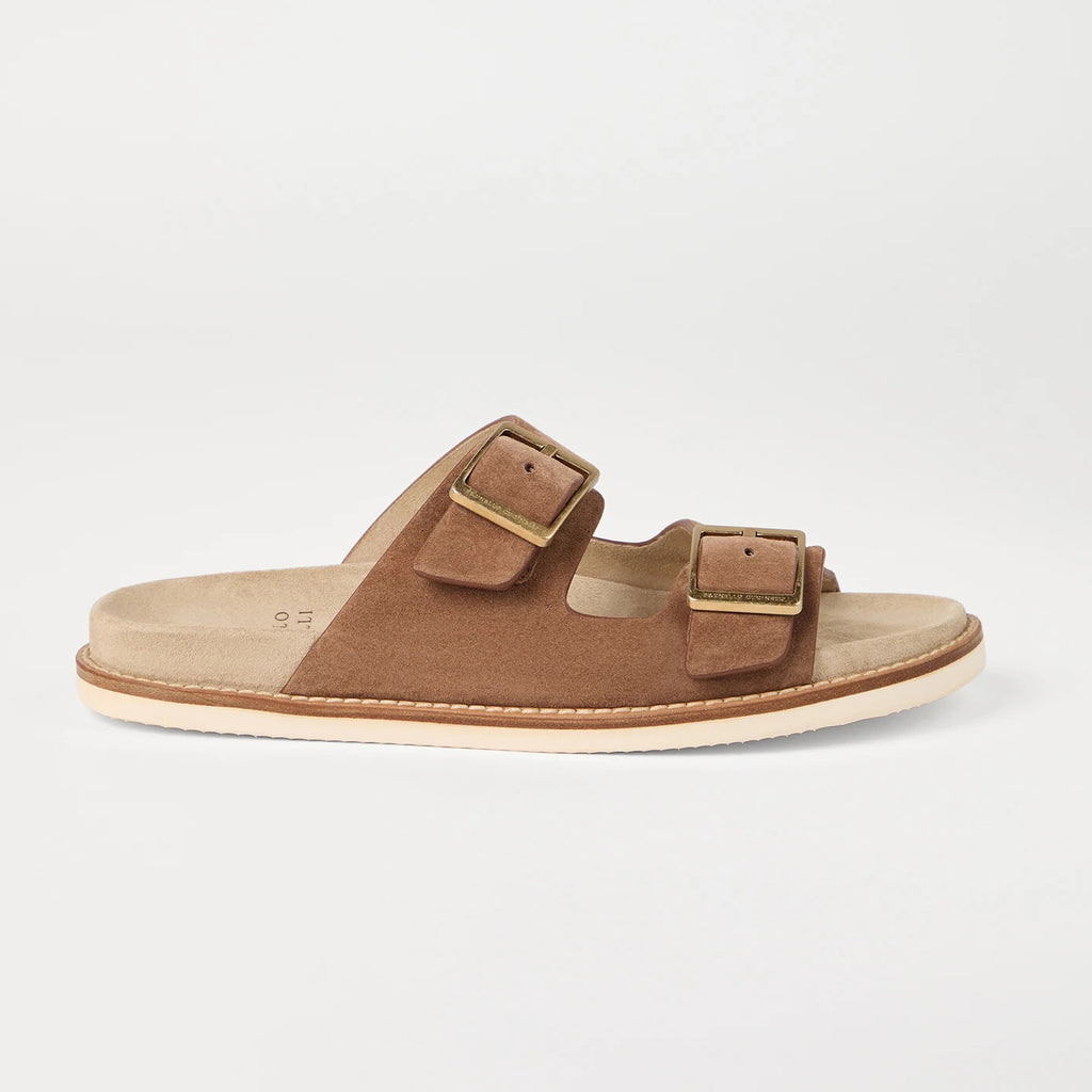 Brunello Cucinelli Men's Summer Solid Color Suede Round Toe Slip-On Non-Slip Slippers Shoes #77697