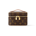 Louis Vuitton NICE NANO Women's Solid Color Classic Printed Leather Zipper Chain Makeup Bag Handbag Bags #77967