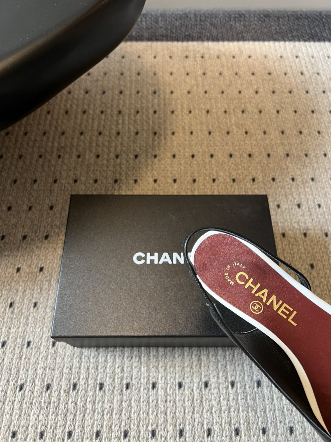 Chanel Color Block Back Sandals #378628