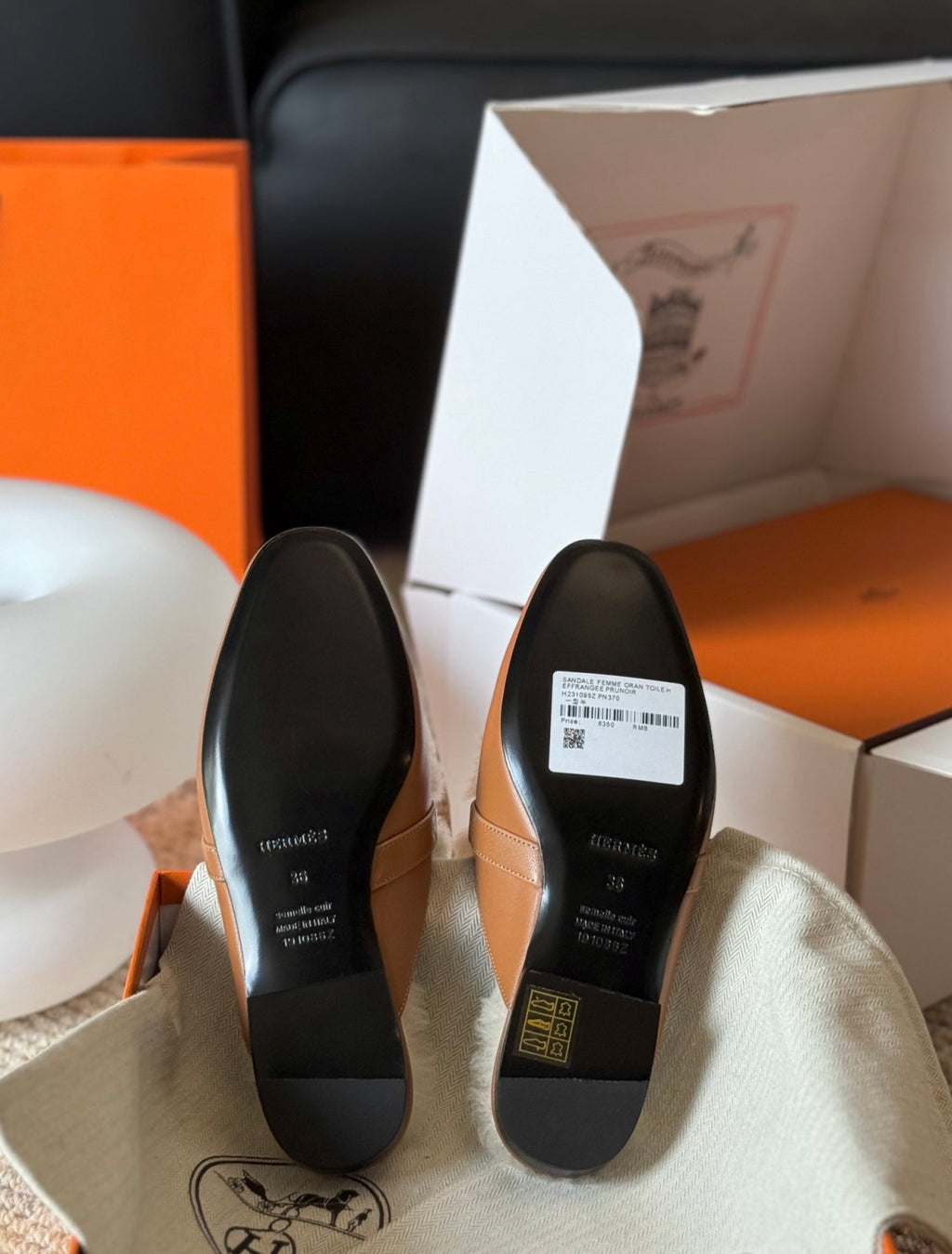 Hermes Oz mule Beige #334029