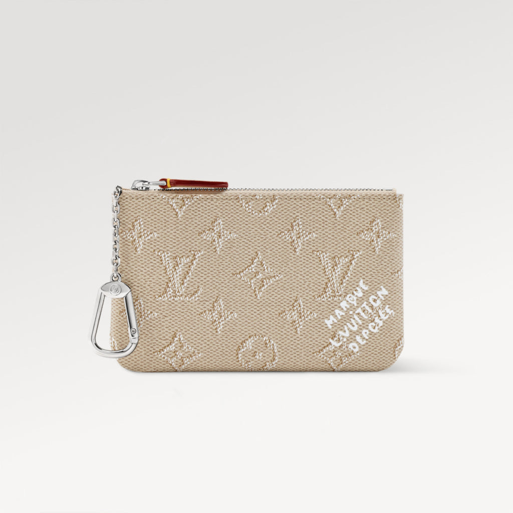 LOUIS VUITTON Monogram Heritage Canvas Chain Hook Zipper Mini Wallet Bag Bags  Key Pouch M27109 #82258A