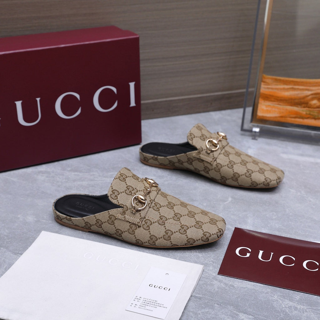 Gucci Flat Loafers Slippers #388039