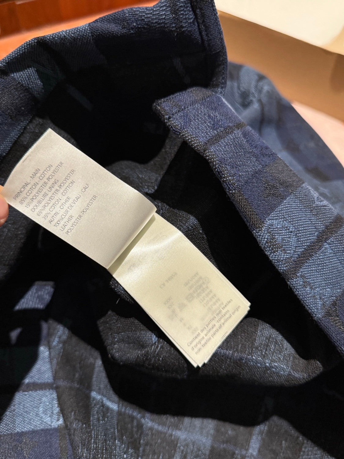 Louis Vuitton Monogram Tartan Denim Overshirt #334103