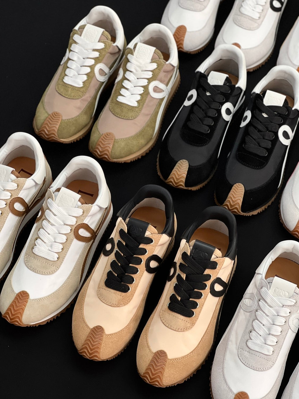 LOEWE Flow Runner 2.0 in Nylon and Suede #385055
