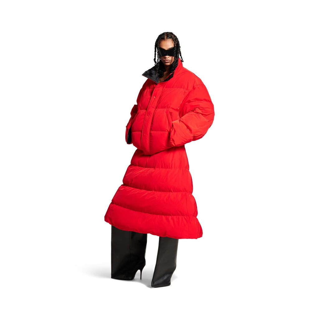 Balenciaga Men's And Women's Winter Retro Solid Color Reversible Loose Short Down Jacket Coat Ngvp #9731