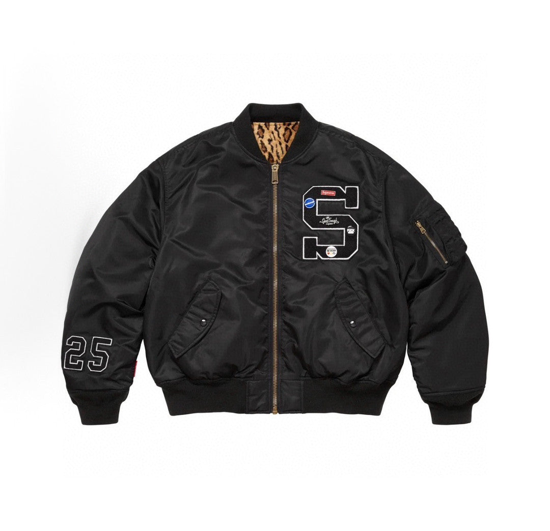 Supreme Supreme X Hiroshi Fujiwara Goodenough Collaboration Men's Autumn/winter Ss25 Patch Logo Design Zip-up Long-sleeved Jacket Includes Eight Diy Customisation Badges Ngvp #2627