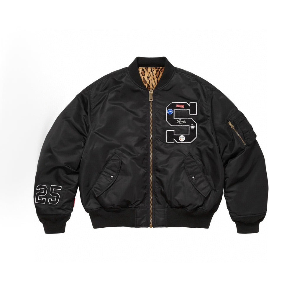 Supreme Supreme X Hiroshi Fujiwara Goodenough Collaboration Men's Autumn/winter Ss25 Patch Logo Design Zip-up Long-sleeved Jacket Includes Eight Diy Customisation Badges Ngvp #2627
