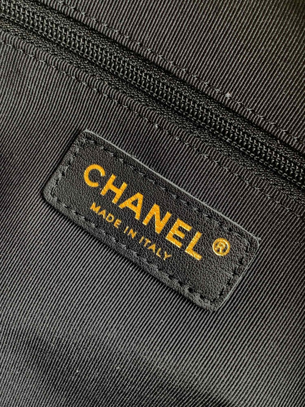 Chanel Women's Fashion Classic Solid Color Double Zip Leather Logo Backpack With Chain Straps Bag Bags AS5793-B22082-94305 #79454