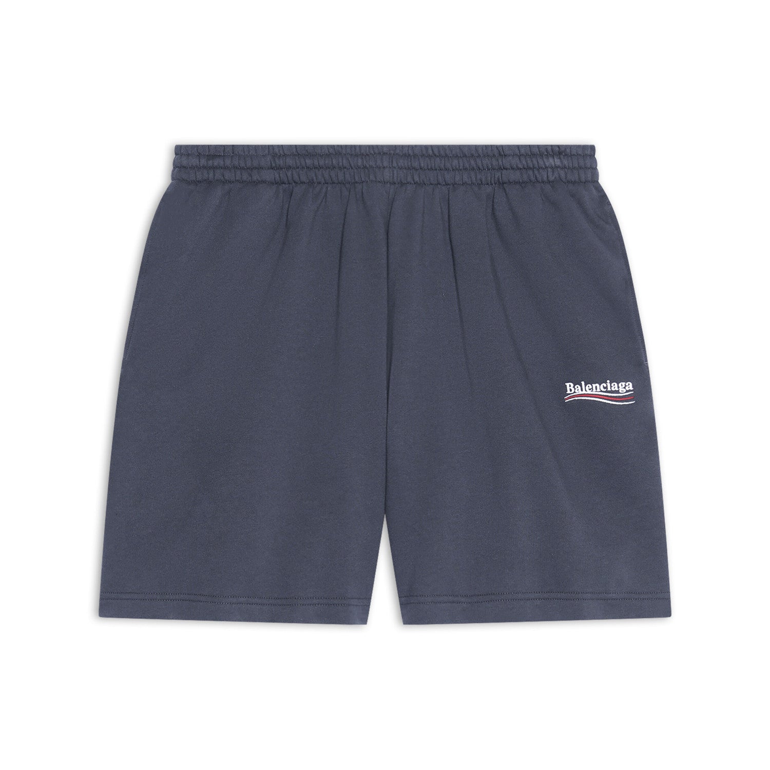 Balenciaga Men's Summer Solid Color Letter Print Elastic Waist Casual Shorts Pants #98974
