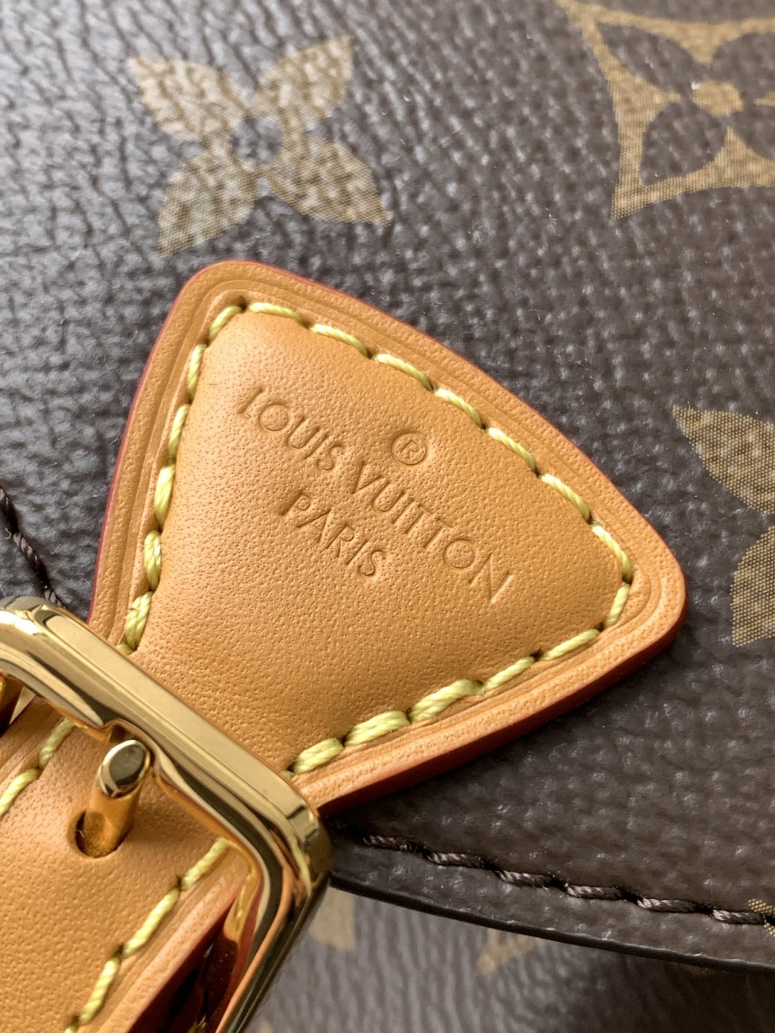Louis Vuitton Montsouris Mini Women's Brown Letter Print Canvas and Leather Backpack Bag Bags #77525