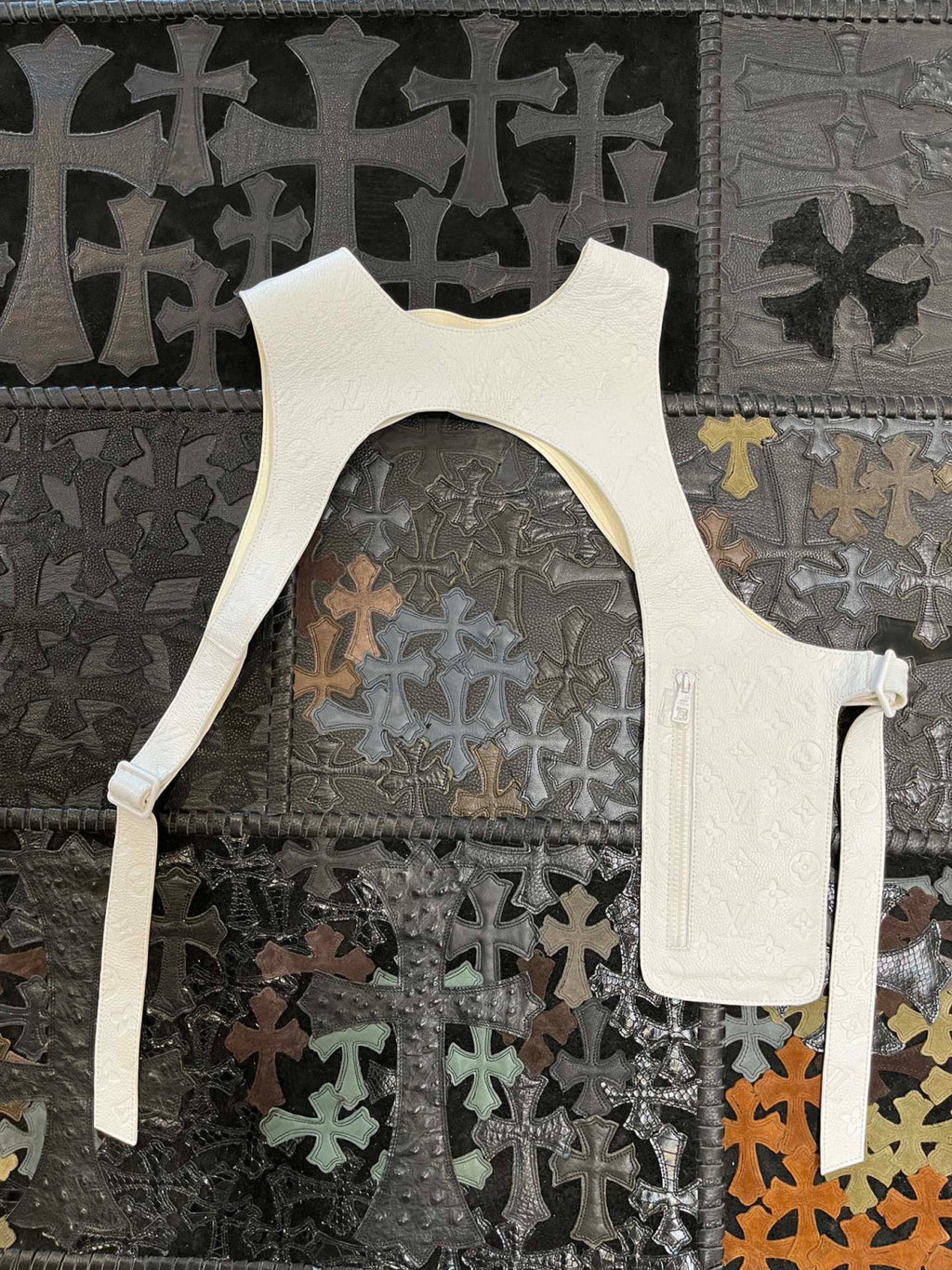 Louis Vuitton Leather Printed Vest With Accessories #22172