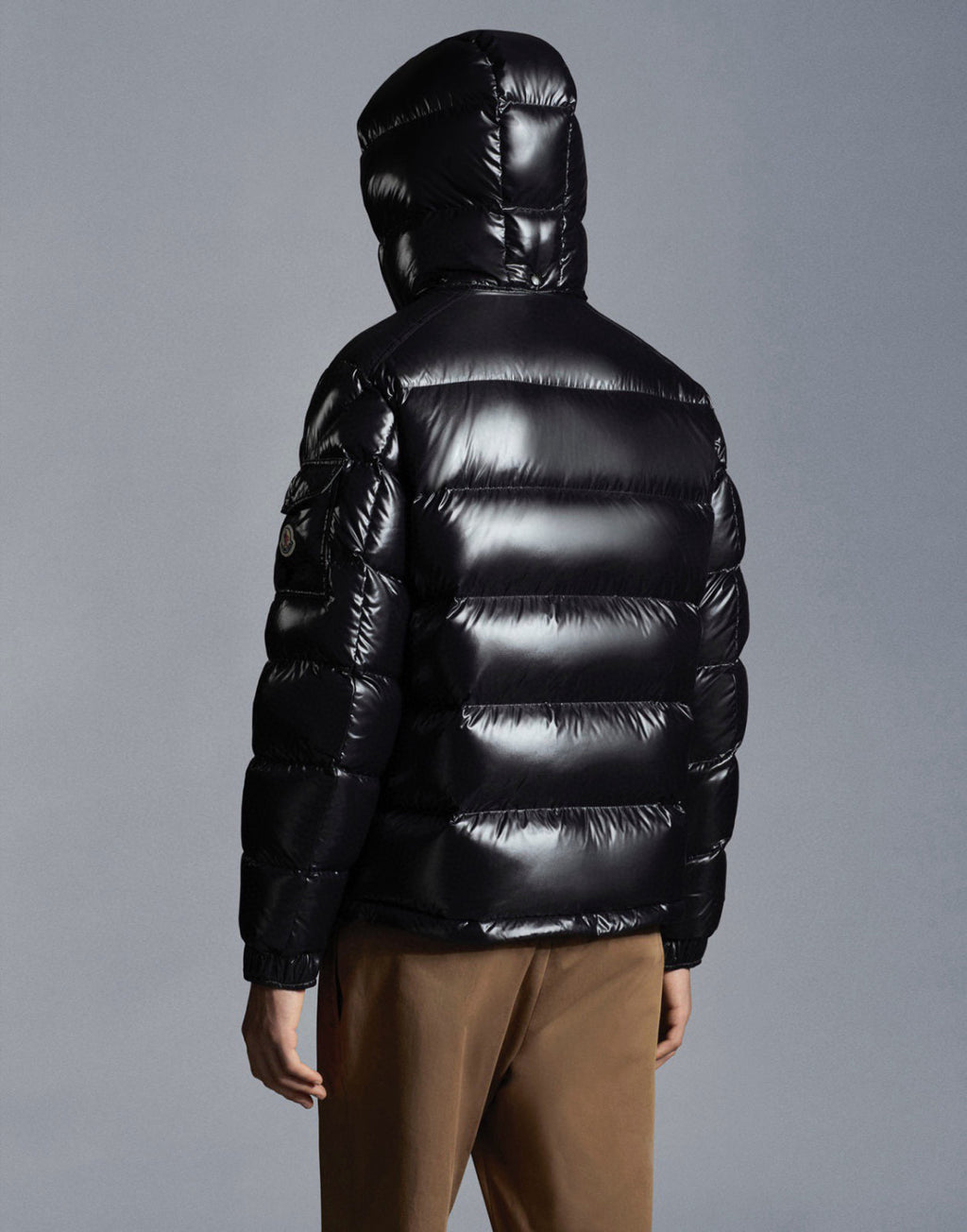 Moncler Maya Men's Winter Black Short Zip Hooded Puffer Down Jacket #97352