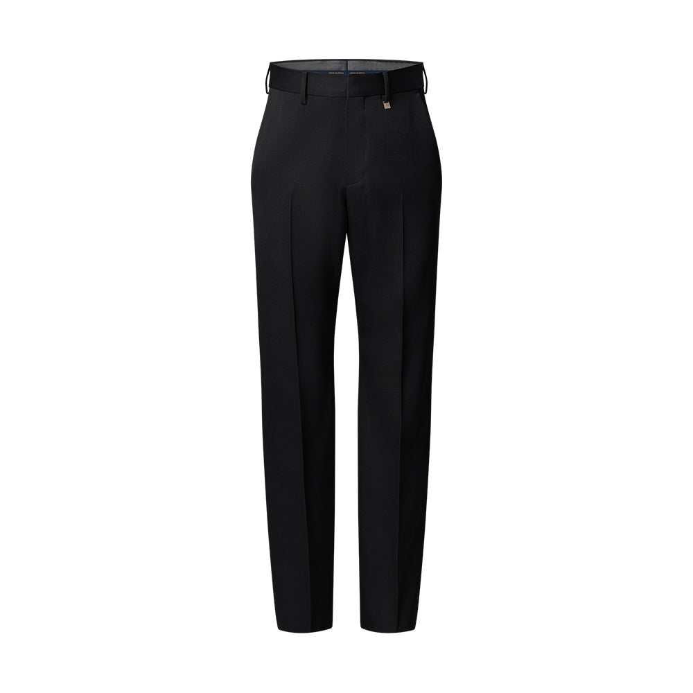 Louis Vuitton SS25 Men's Spring and Summer Solid Color Sheep Wool Straight Casual Pants #332664