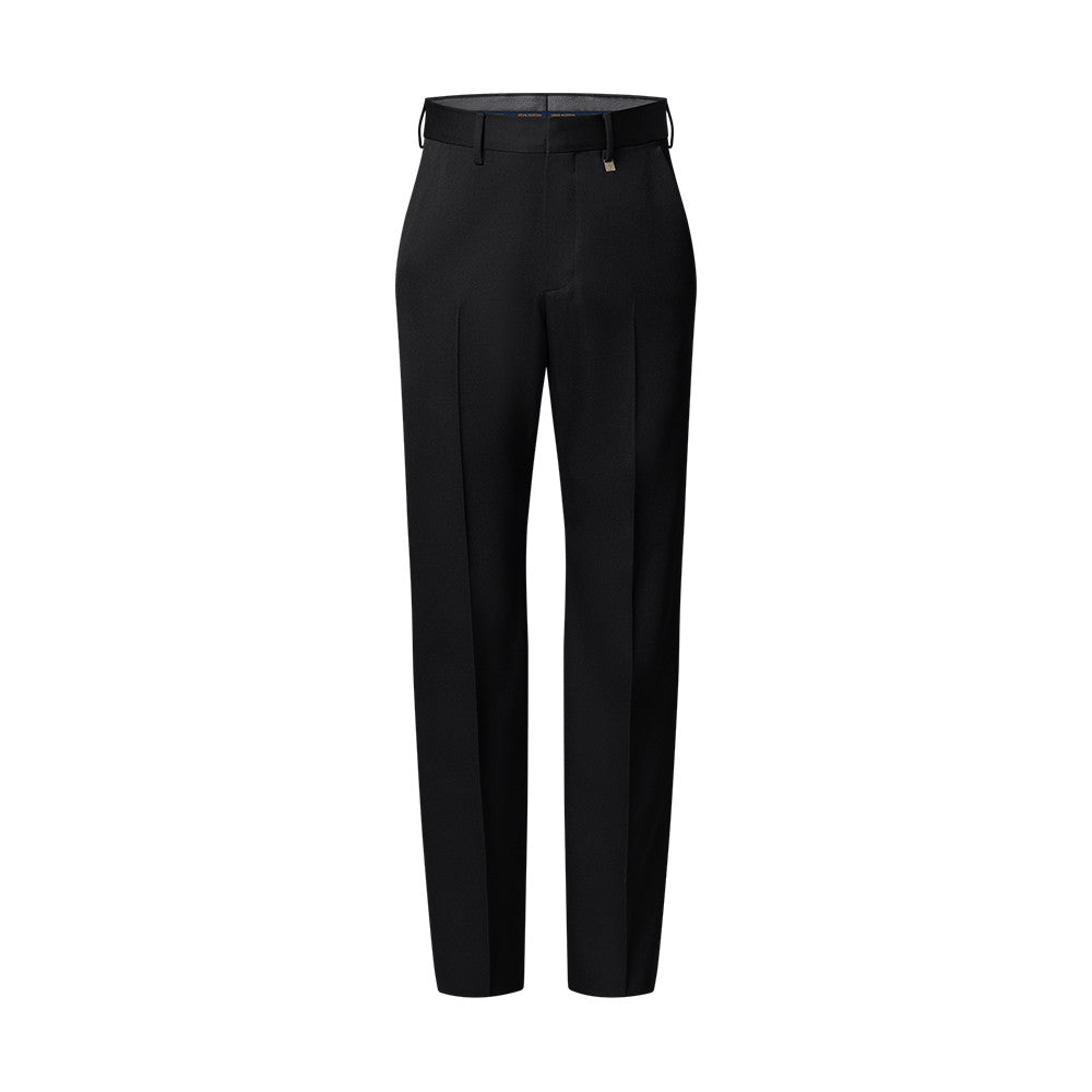 Louis Vuitton SS25 Men's Spring and Summer Solid Color Sheep Wool Straight Casual Pants #332664