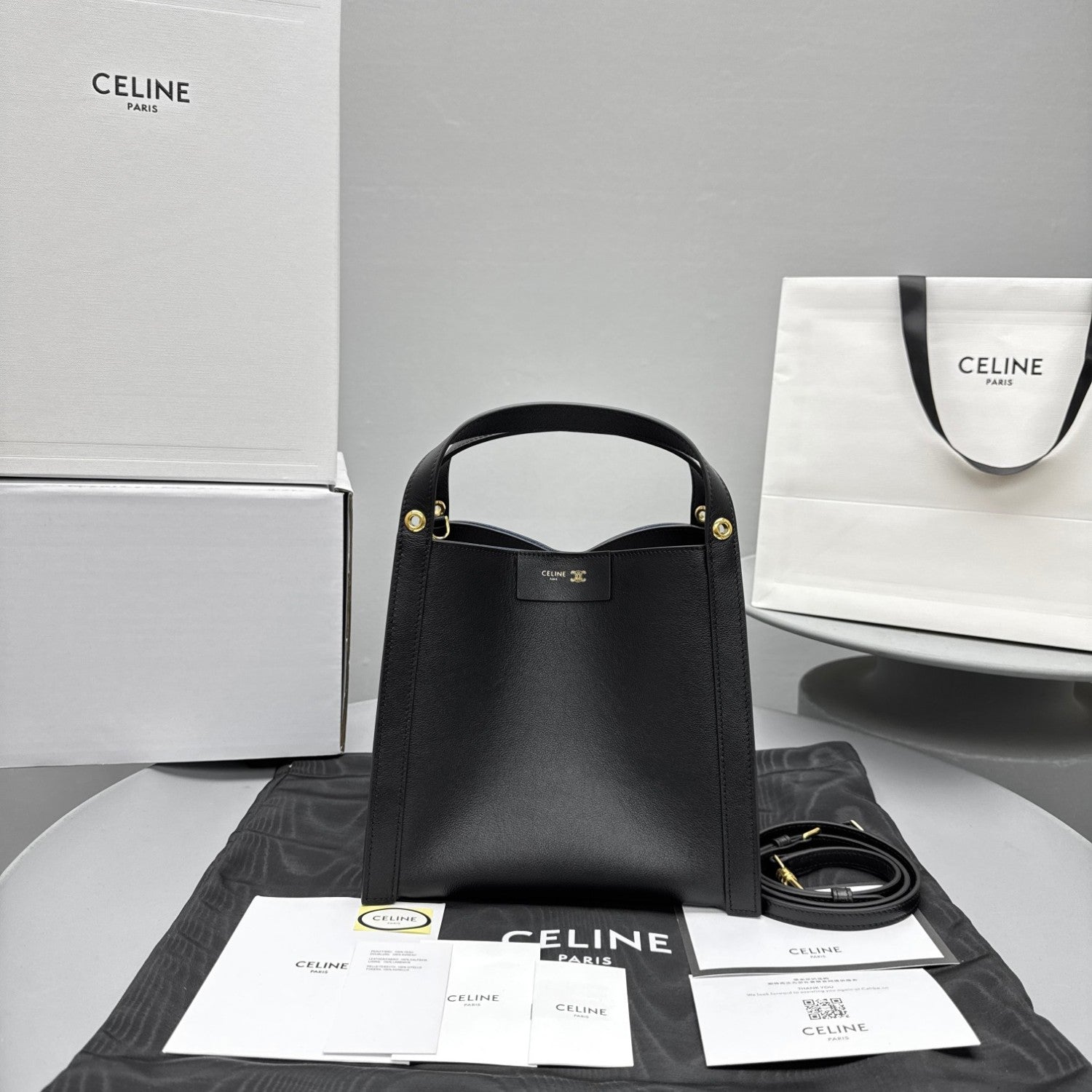 Celine Small Cube Bag Triomphe Canvas Brown 3-in-1 Shoulder Bag Monogram Square Bucket Bag Tote Bag Shoulder Bag Crossbody Bag Women's Handbag Lady #82768A