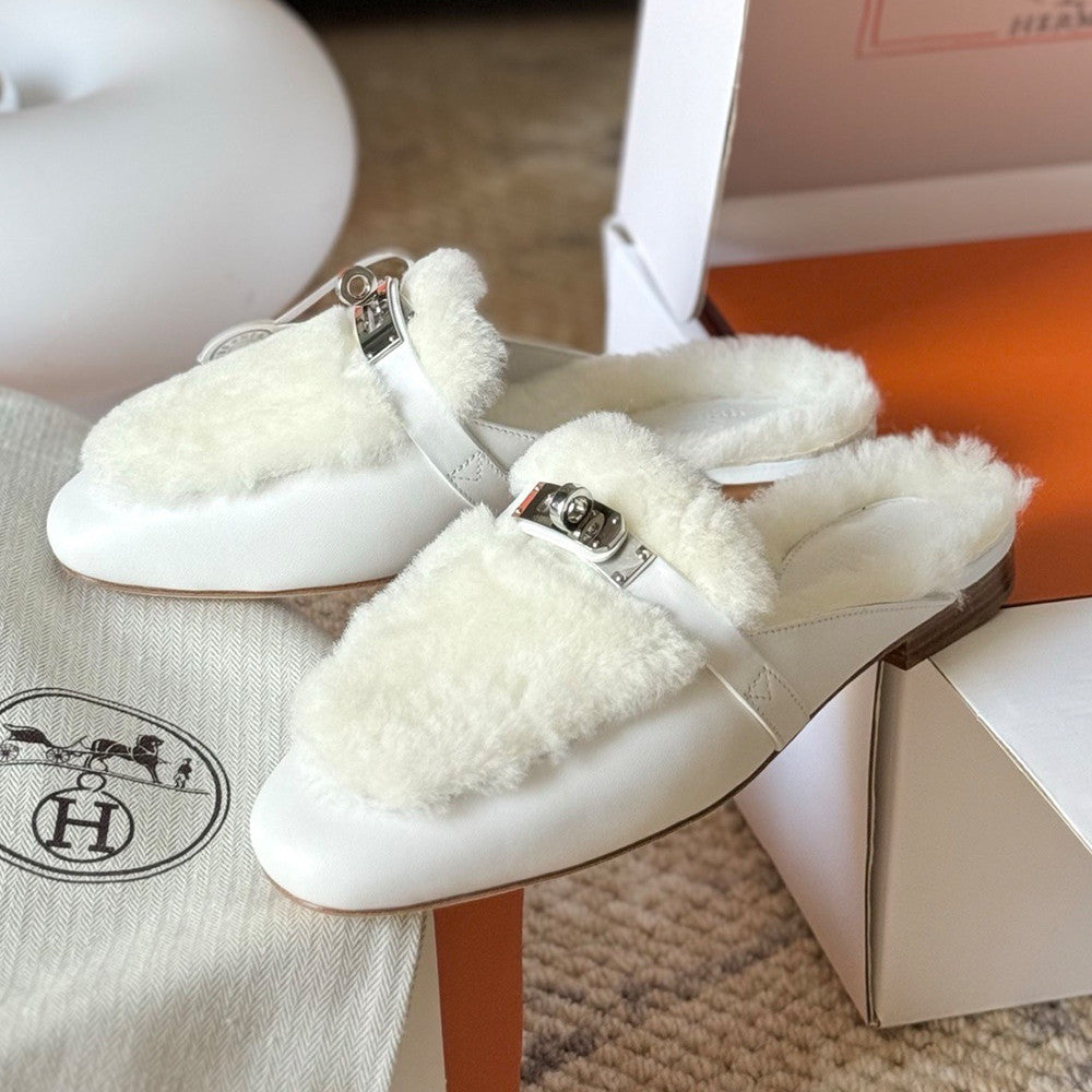 Hermes Oz mule Beige #334029