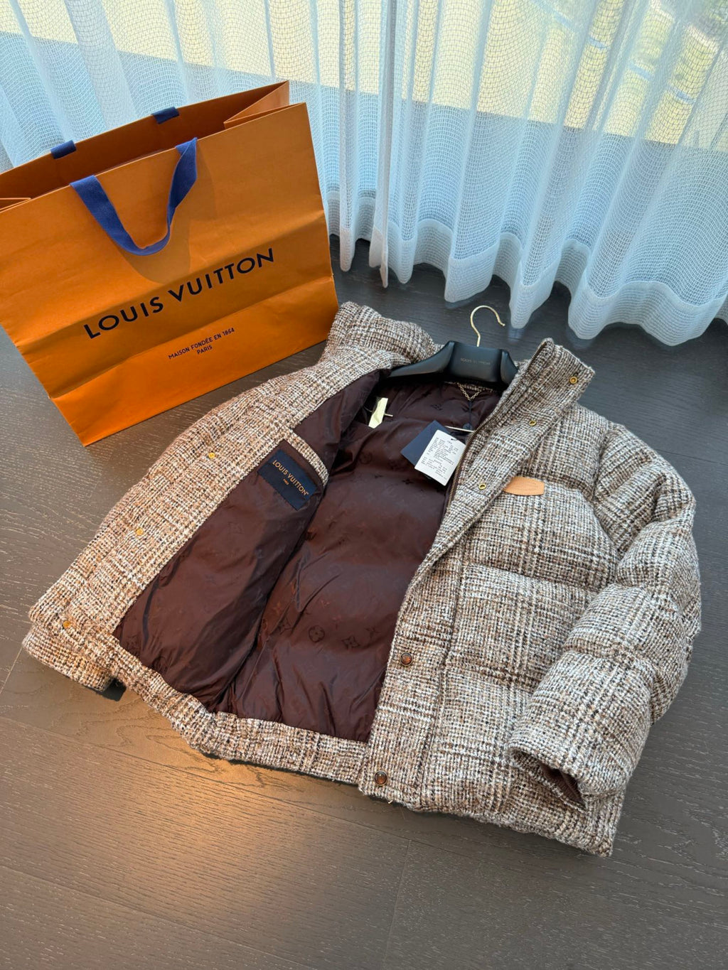 Louis Vuitton Tweed Down Blouson #336632