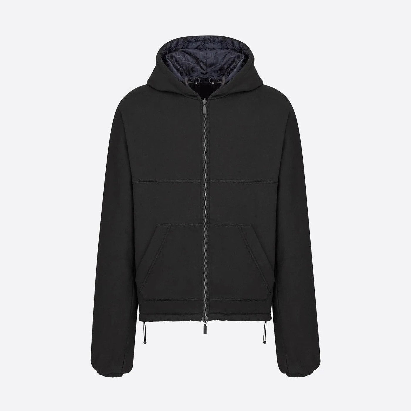 DIOR Men's Spring Autumn Solid Colour Letter Printed Reversible Wearable Zip Hooded Long Sleeve Jacket #76629
