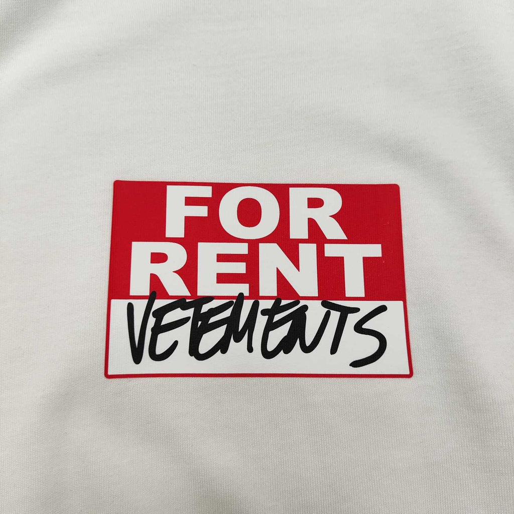 Vetements Men's Summer Round Neck Cotton Comfortable Loose Logo Printed Short Sleeve T-Shirt #76628