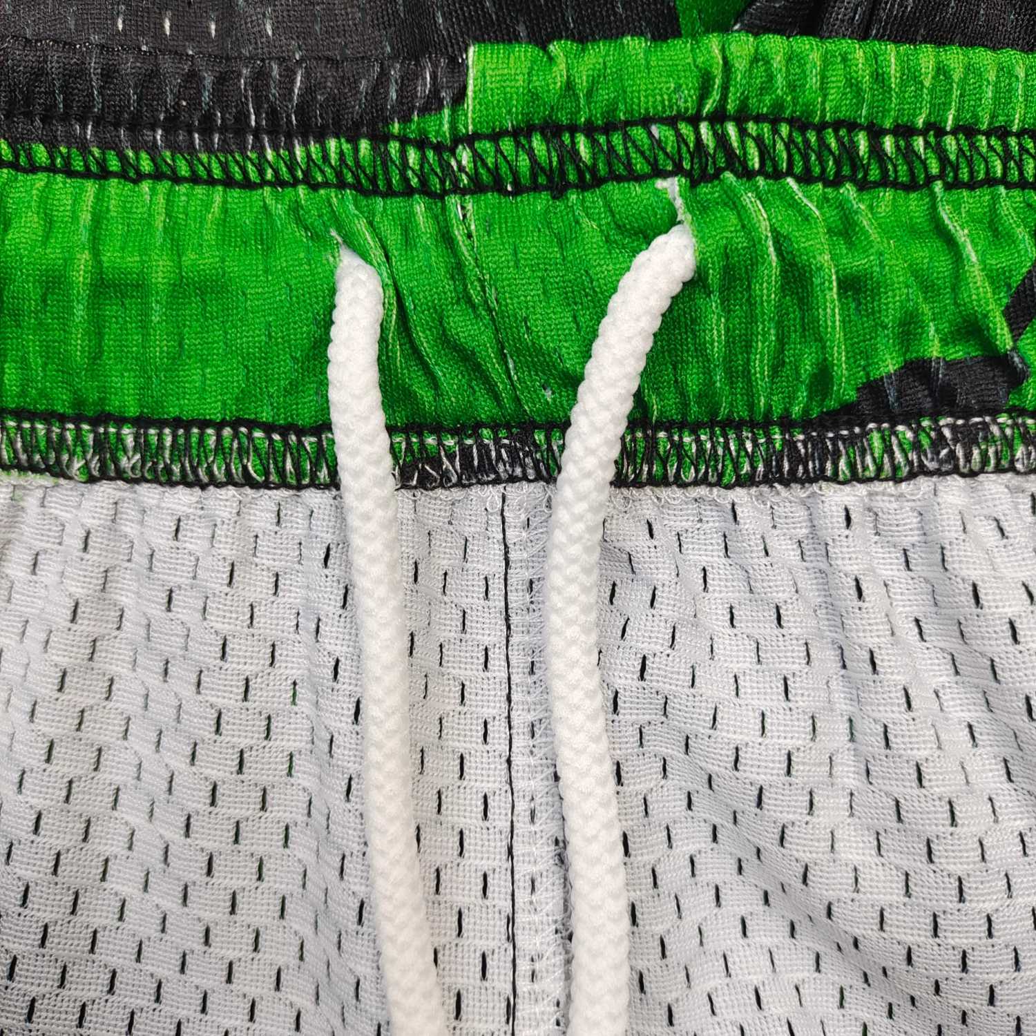 MattyBoy Eric Emanuel NY PopUp Men's Summer Graffiti Print Mesh Casual Lace-Up Shorts #76764