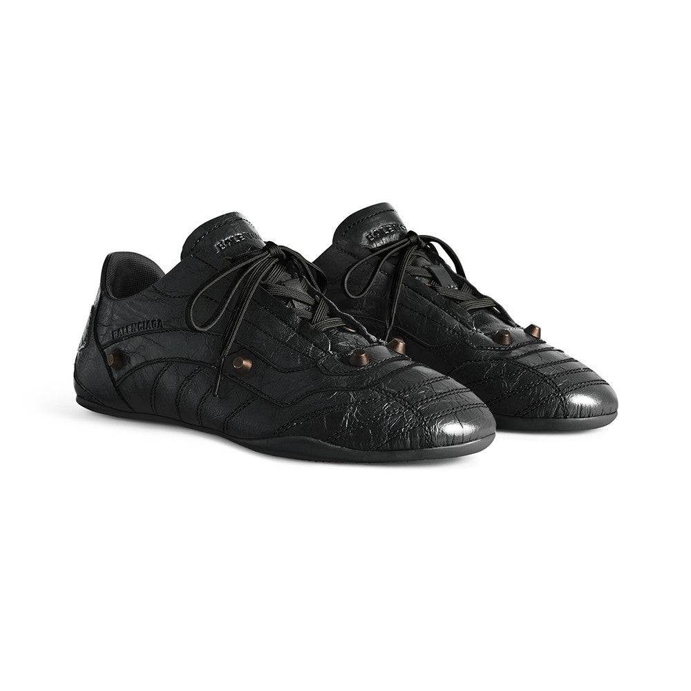 Balenciaga  Women's City Sneaker Sheep Leather Flat Lace-up Low-cut Lifestyle Shoes #333071