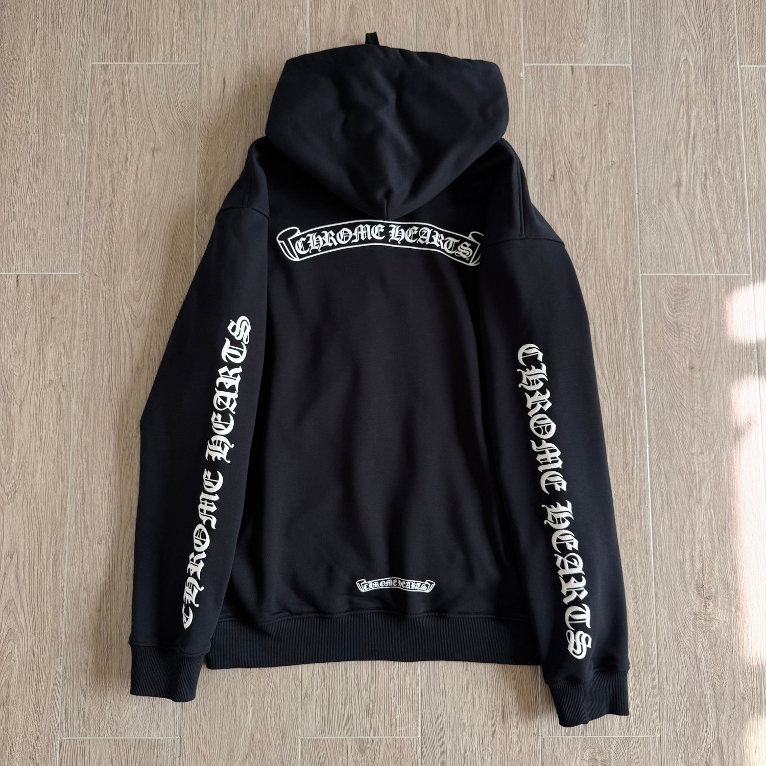 Chrome Hearts Sanskrit Letters on the Side Jacket Hooded Sweatshirt Pants #375726