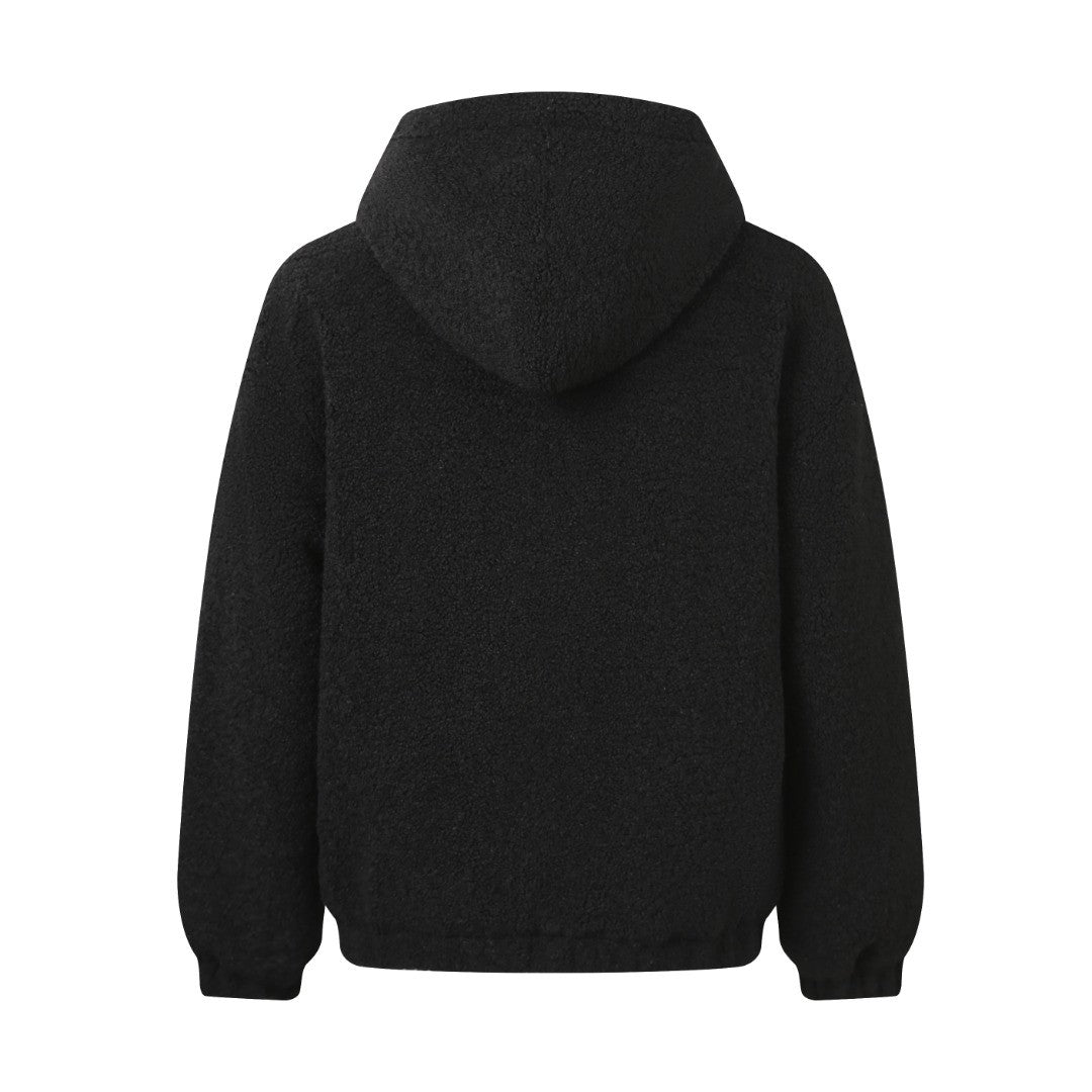 Celine Women's and Men's Embroidered Suede Padded Jacket stylish And Simple Wool And Cotton Jacket #332441