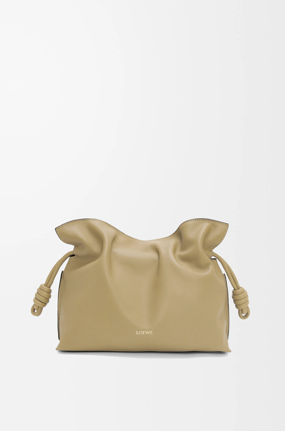 Loewe Women's Medium Nappa Calfskin Leather Flamenco Clutch Solid Color Shoulder Crossbody Bag Magnetic Clasp Closure Bag Bags 0010966075 #81348