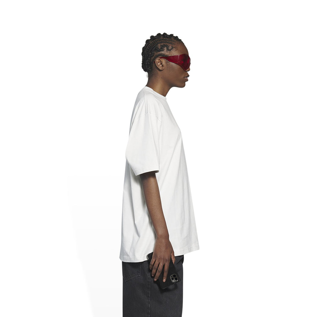 Balenciaga Men's Women's Summer Letter Printed Round Neck Solid Color Cotton Loose Short Sleeve T-Shirt #71584