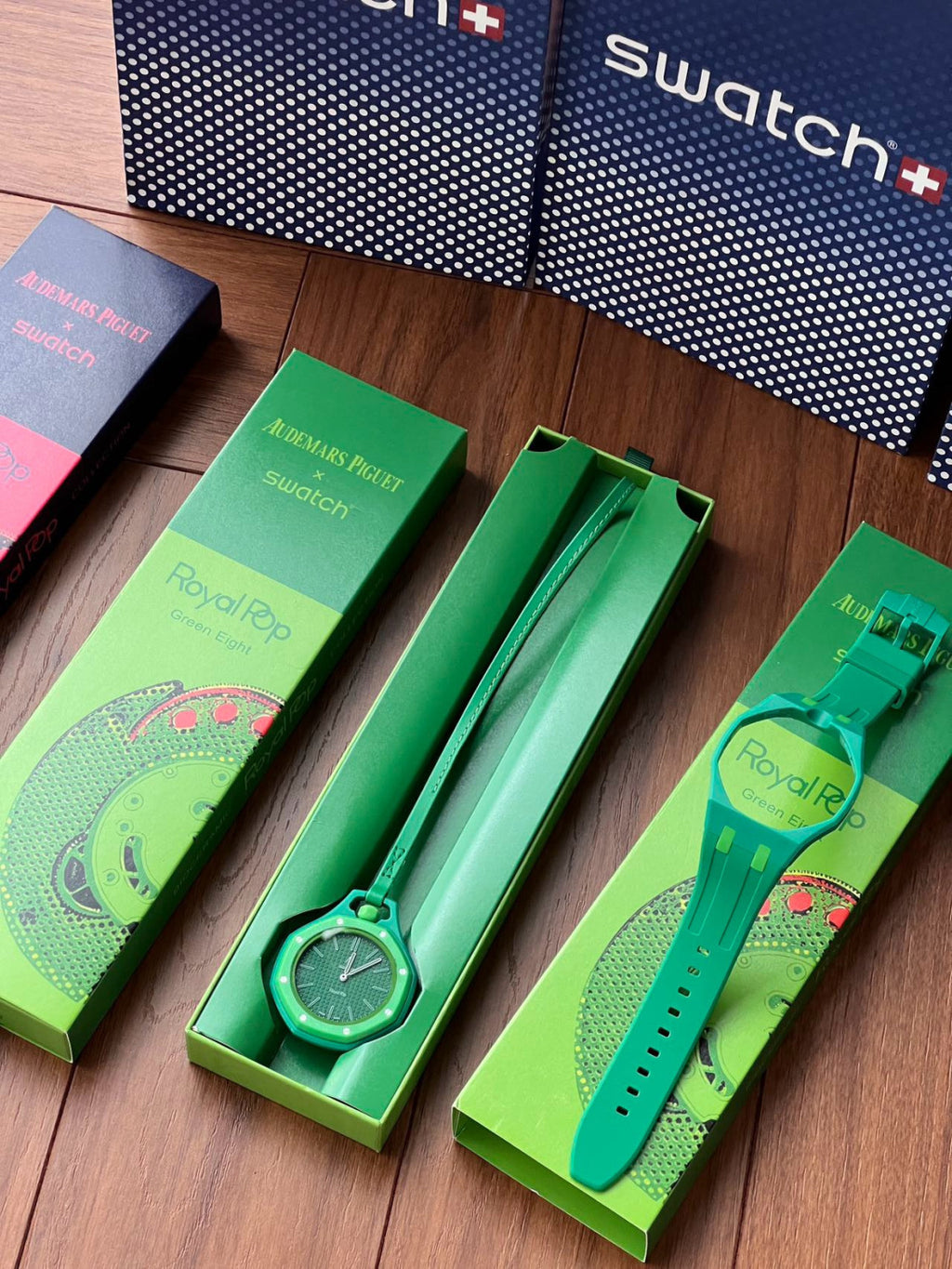 AUDEMARS PIGUET ¡Á SWATCH OTG ROZ Royal Pop Collection #385674