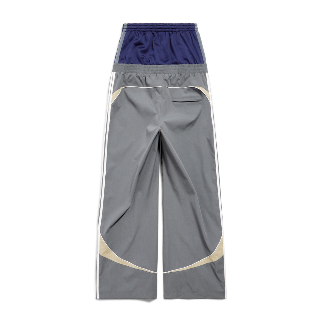 Balenciaga Men's And Women's Fall And Winter Splicing Loose Pockets Tight Waist Knit Loose Fit Sweatpants Pants #73788