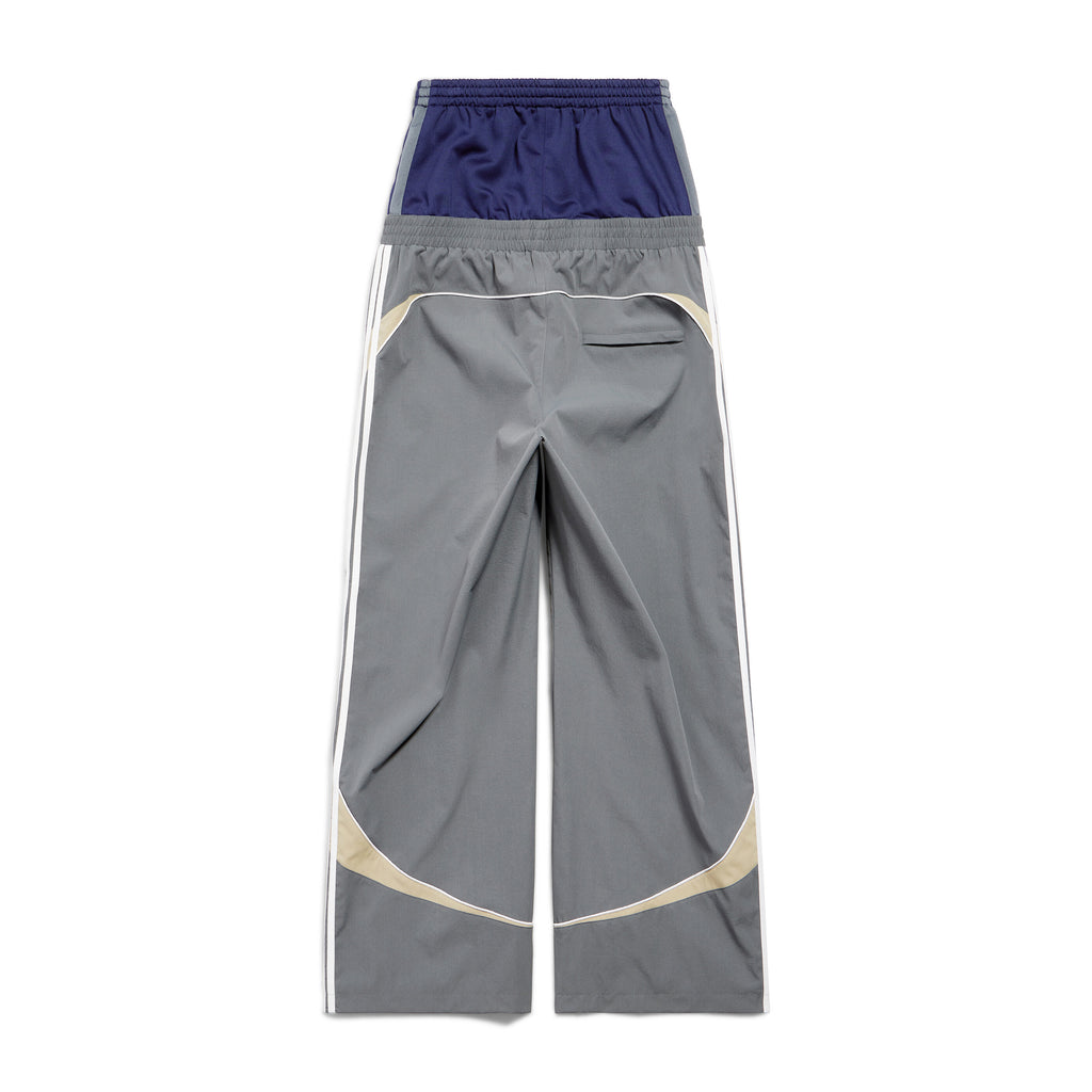 Balenciaga Men's And Women's Fall And Winter Splicing Loose Pockets Tight Waist Knit Loose Fit Sweatpants Pants #73788