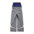 Balenciaga Men's And Women's Fall And Winter Splicing Loose Pockets Tight Waist Knit Loose Fit Sweatpants Pants #73788
