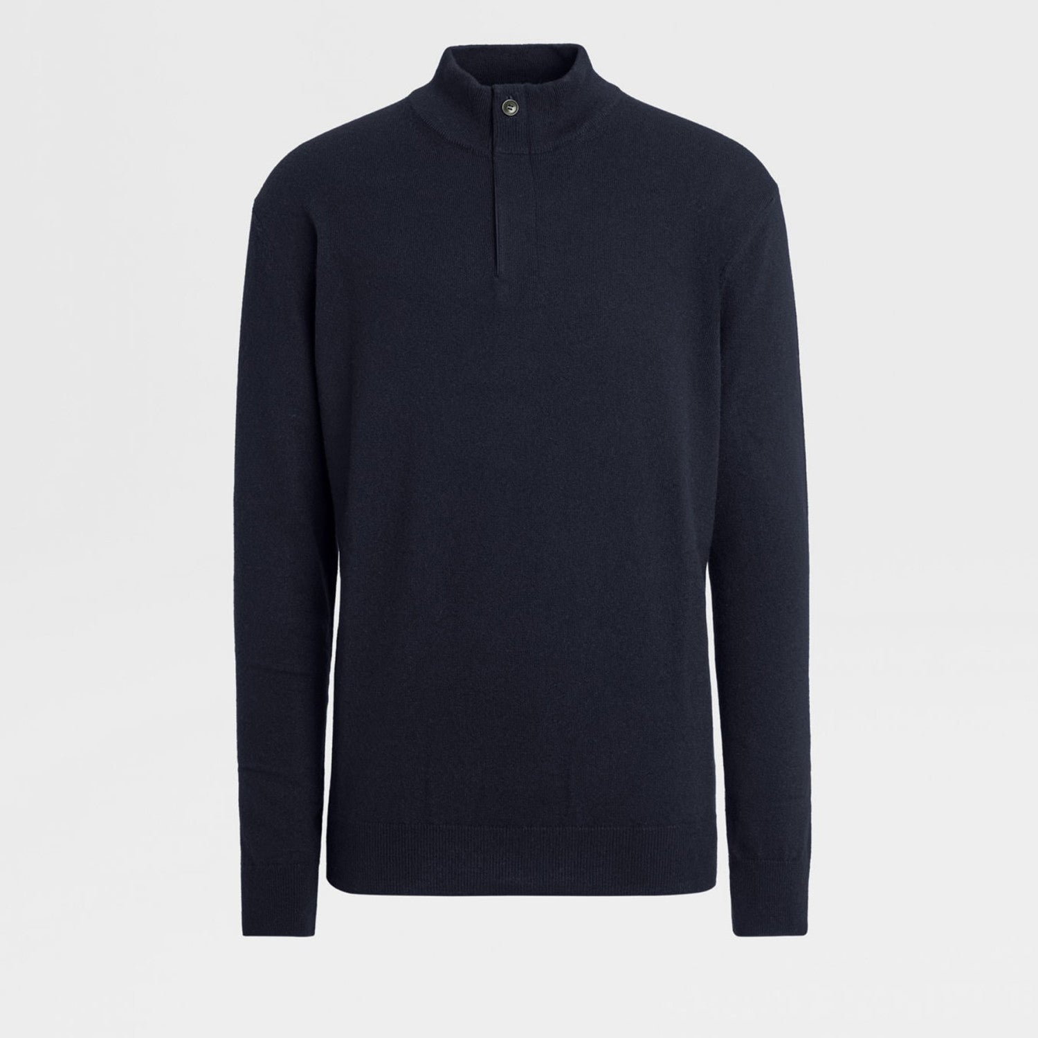 Ermenegildo Zegna Deep Foliage Mélange Color Oasi Cashmere Zipper Penguin Collar Sweater Men's Luxury Knitted Sweater Autumn And Winter Bottom Warm Fashion Trend Knitting Ngvp #2451
