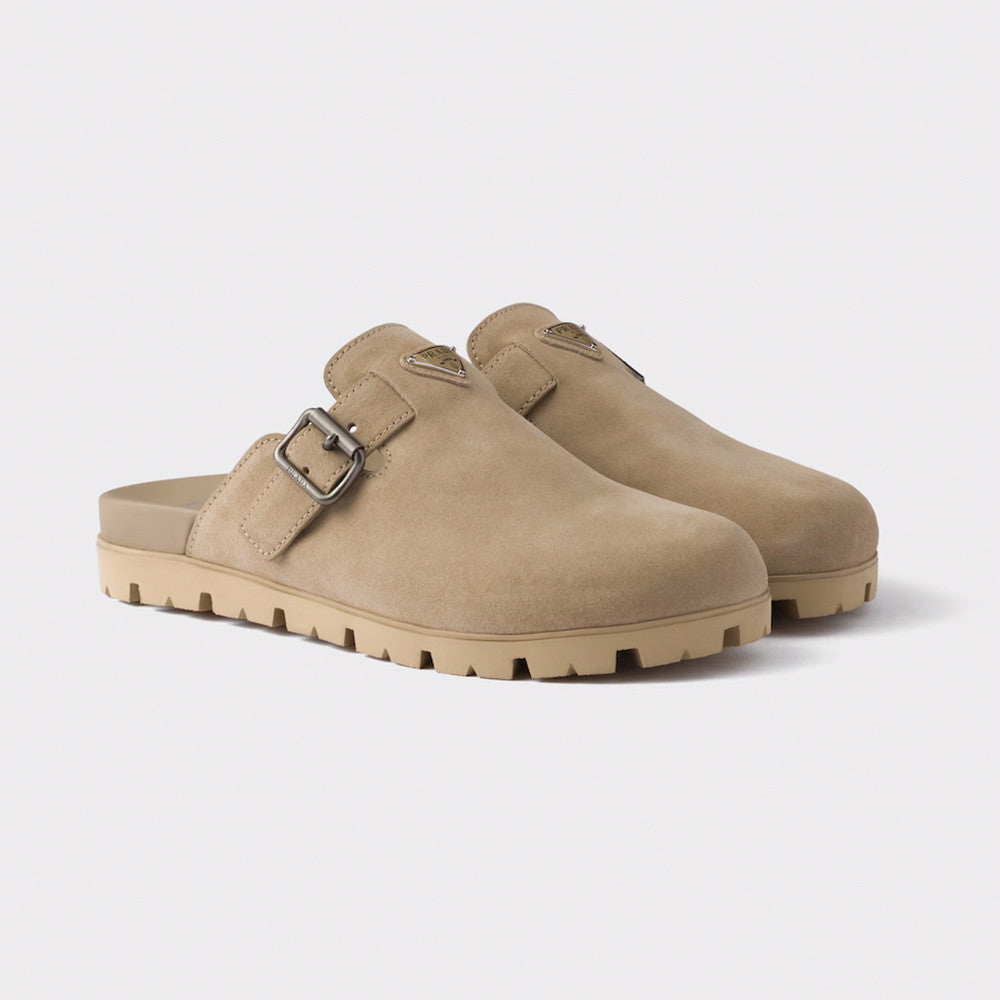 PRADA Suede Mules #384747
