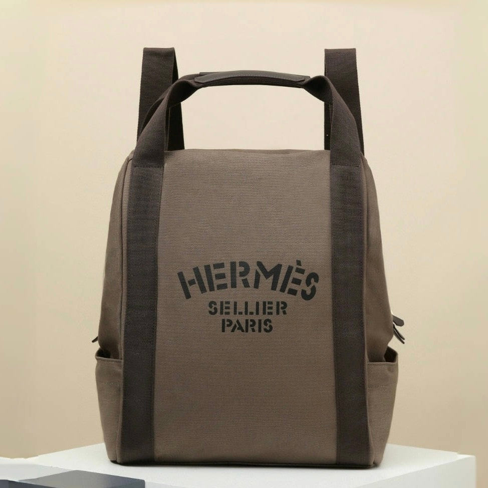 Hermes Men's wear and Women's Fashion Casual Patterned Print Color-Block Backpack Bag Bags #78792