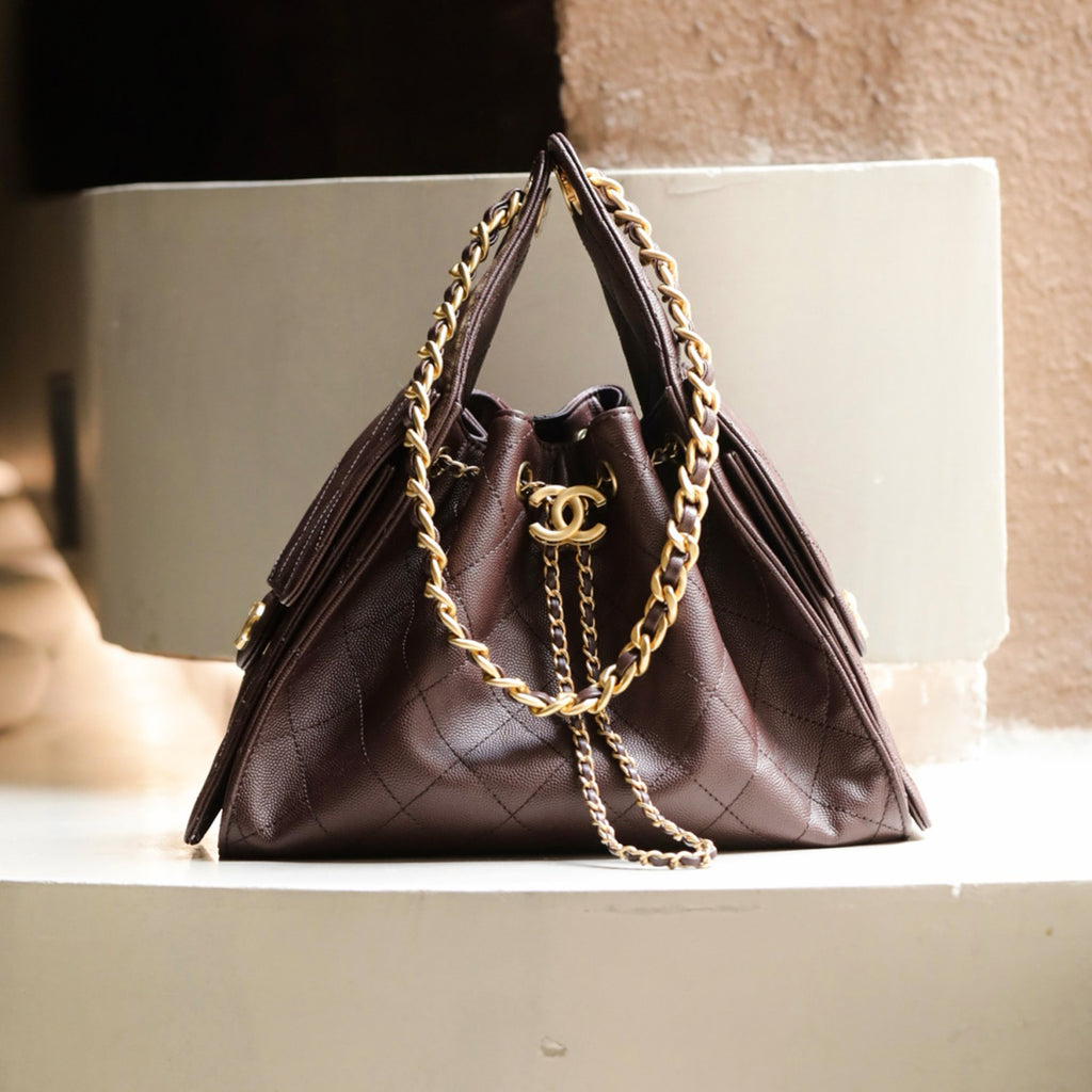 Chanel Hobo Drawstring Underarm Bag Fashion Luxury Temperament Trend Senior New Banquet Bags #81423