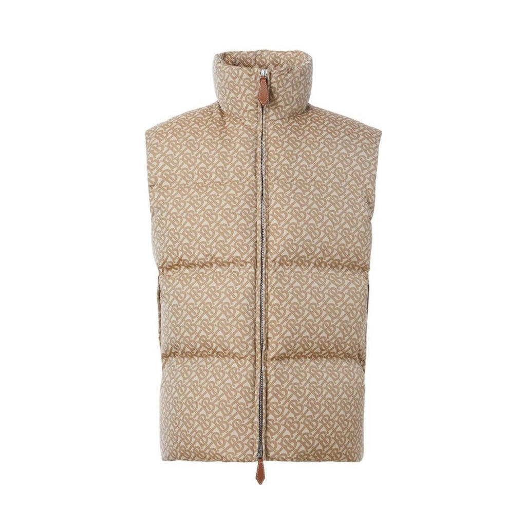 Burberry Full Printed Old Fashioned Puffer Down Vest #96544
