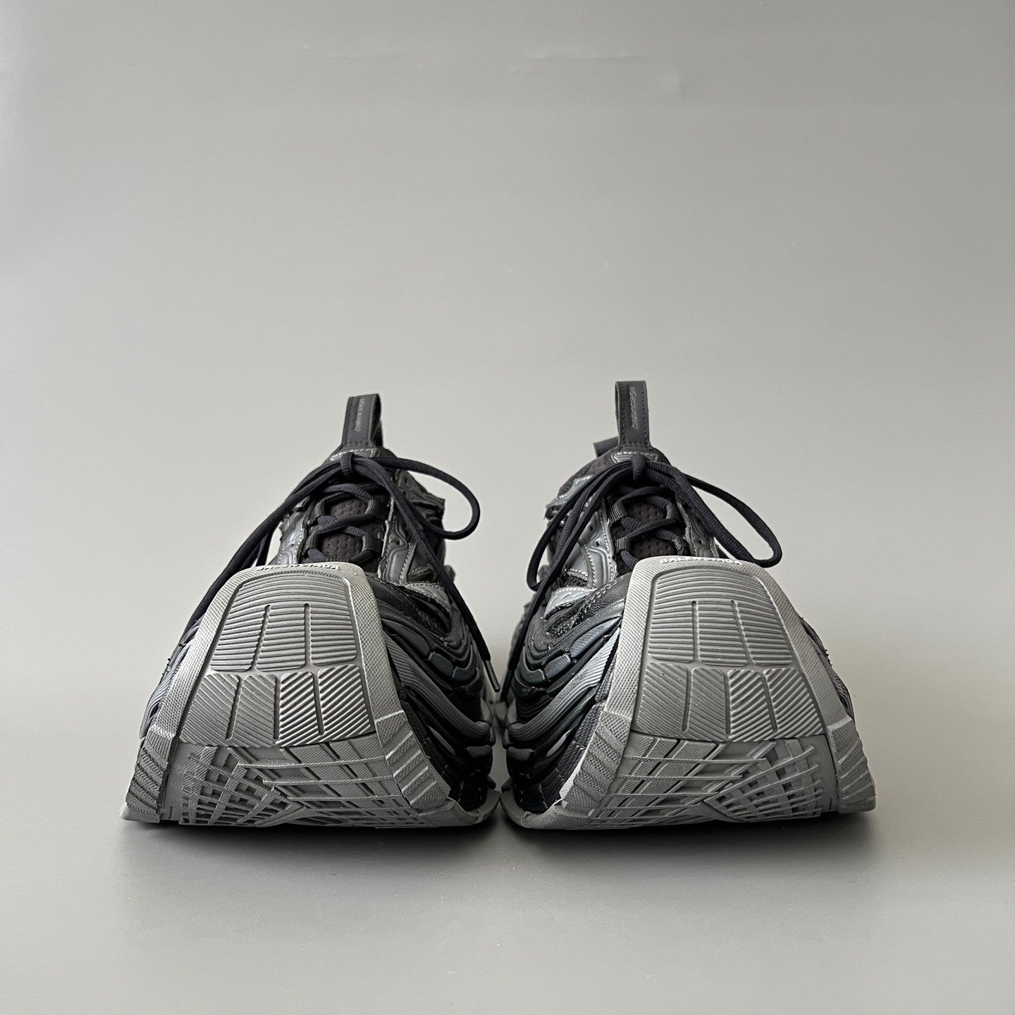 Balenciaga PLATFORM REDUCED 16XL Men's Spring/Autumn Round-toe Thick-sole Low-top Lace-up Shoes Fashionable Trendy Sports Shoes #78115