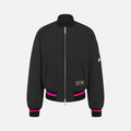 Dior And Lewis Hamilton Men's Spring/Autumn Fashion Casual Ribbed Collar Two Way Zipper Side Pocket Long Sleeve Pilot Baseball Jacket Short Jacket #78334